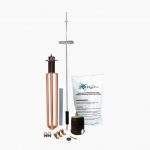 Kit pararrayos para torre tipo corona dipolo con electrodo y accesorios ...